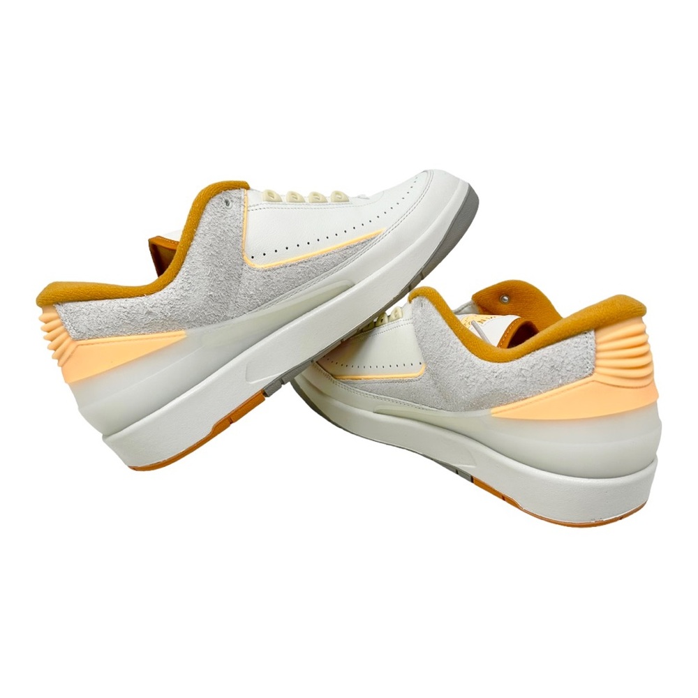Air Jordan 2 Retro Low DV9956118 Sail/Light Curry/Cobblestone/Melon Tint Size 14 - Picture 6 of 9